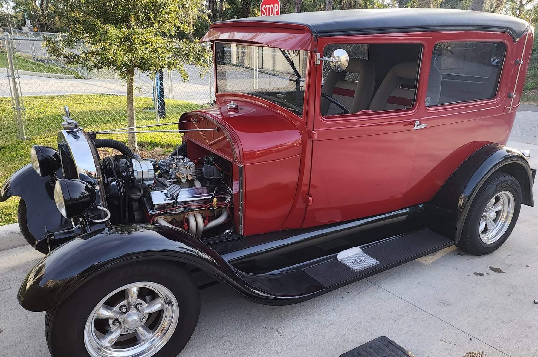Classic car restoration detail at Sweeney's Seaside Automotive in Edgewater, FL — project 74