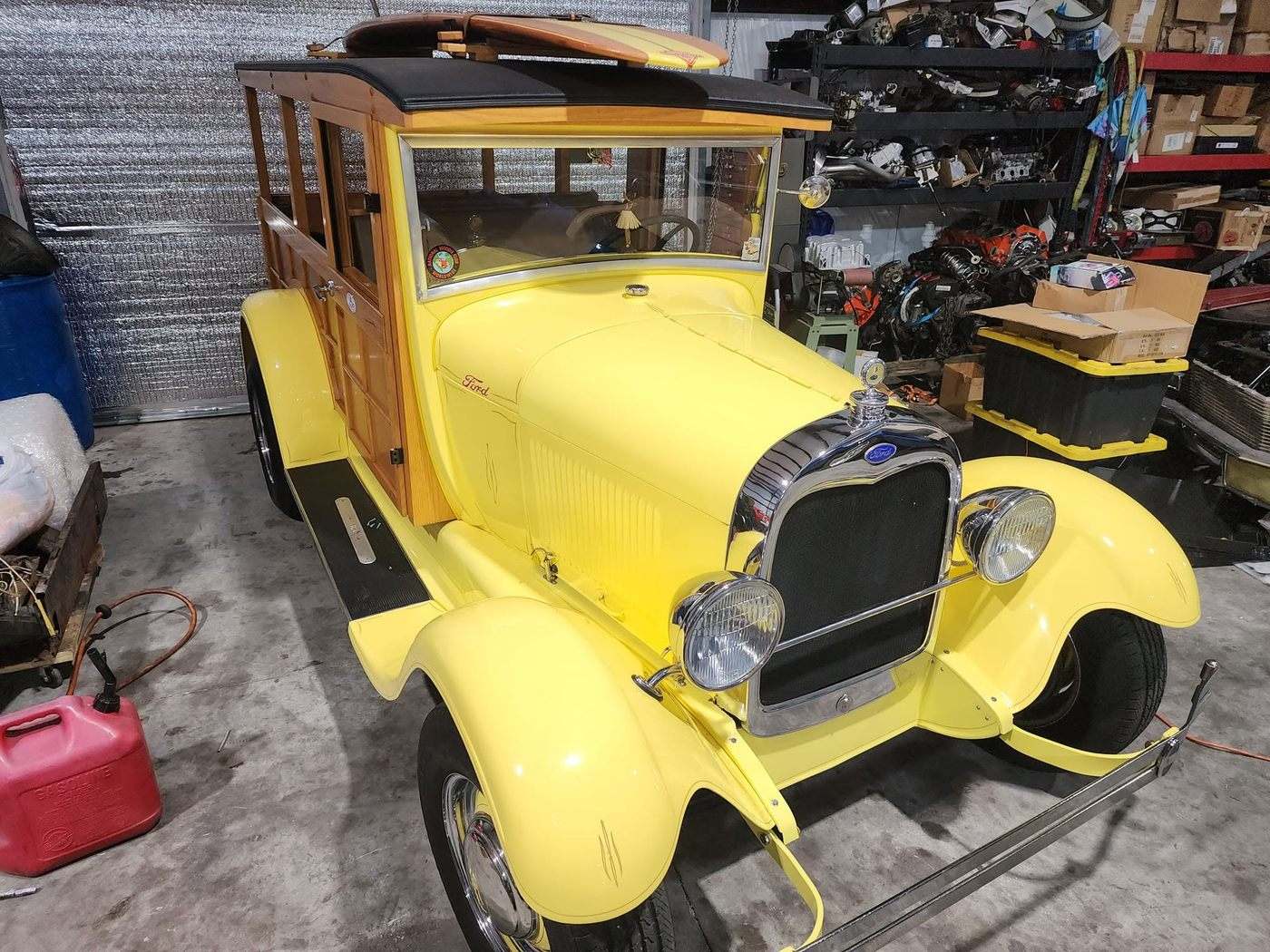 Fabrication and metal work in progress at Sweeney's Seaside Automotive — project 80